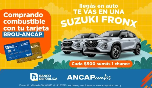 Sumá oportunidades para ganarte una Suzuki Fronx.