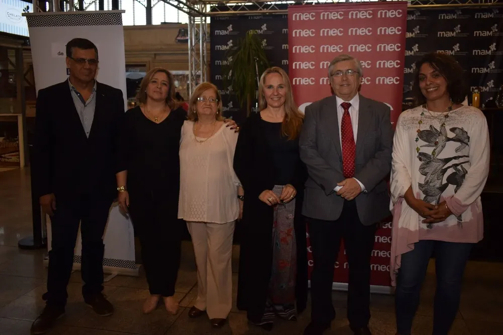 Marne Osorio, Elisa Arean, Glenda Rondan, Nelida Aviaga, Tabaré Viera y Ximena Piqué