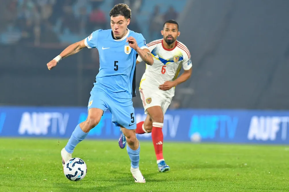Manuel Ugarte de Uruguay ante Venezuela por Eliminatorias