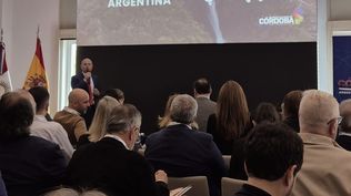 Empresarios españoles y argentinos en el Córdoba Day, en Madrid.