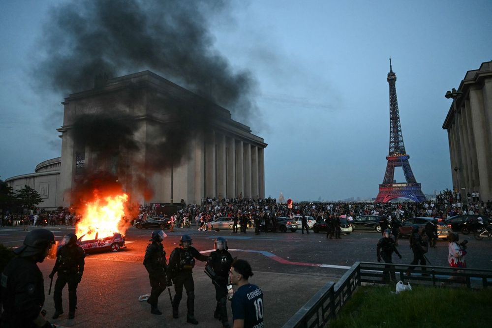 Disturbios en París. AFP.