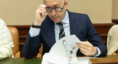 El presidente de la comisión, Alejandro Soler durante la Comisión de Investigación por el ‘caso Koldo’, en el Congreso de los Diputados,