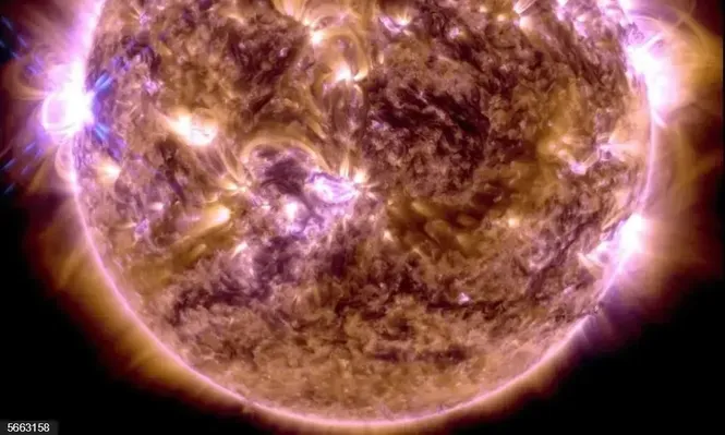 Erupción solar registrada por la NASA