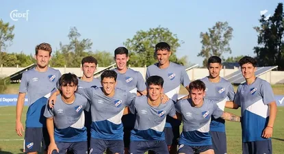Rodrigo Marin, Ramiro Brazionis, Felipe Cairus, Bruno Damiani, Thiago Helguera (en la fila de abajo, tercero desde la izquierda), Luciano Inverso, Rodrigo Mederos, Nicolas Ramos, Agustín Da Rocha y Ulises Márquez