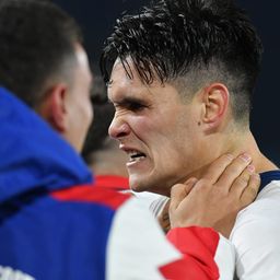 Ruben Bentancourt celebra su gol para Nacional ante Danubio Ruben Bentancourt celebra su gol para Nacional ante Danubio