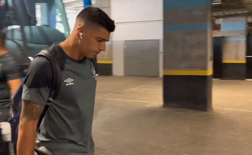 Llegada de Luis Suárez al estadio