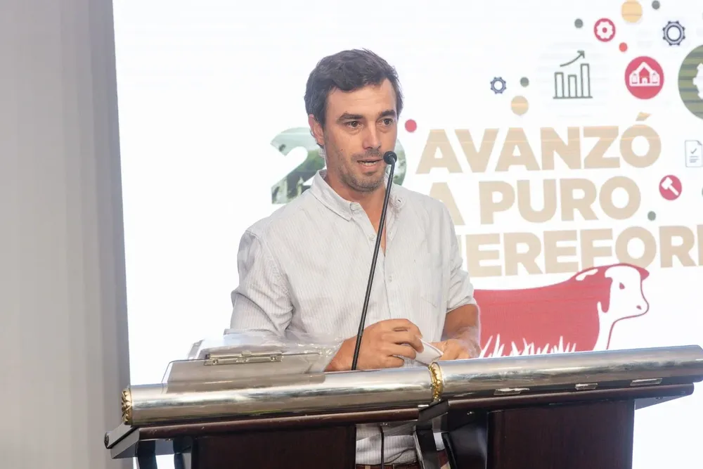 Fernando Alfonso, presidente de Hereford Uruguay destacó los buenos resultados que la raza logró este año.