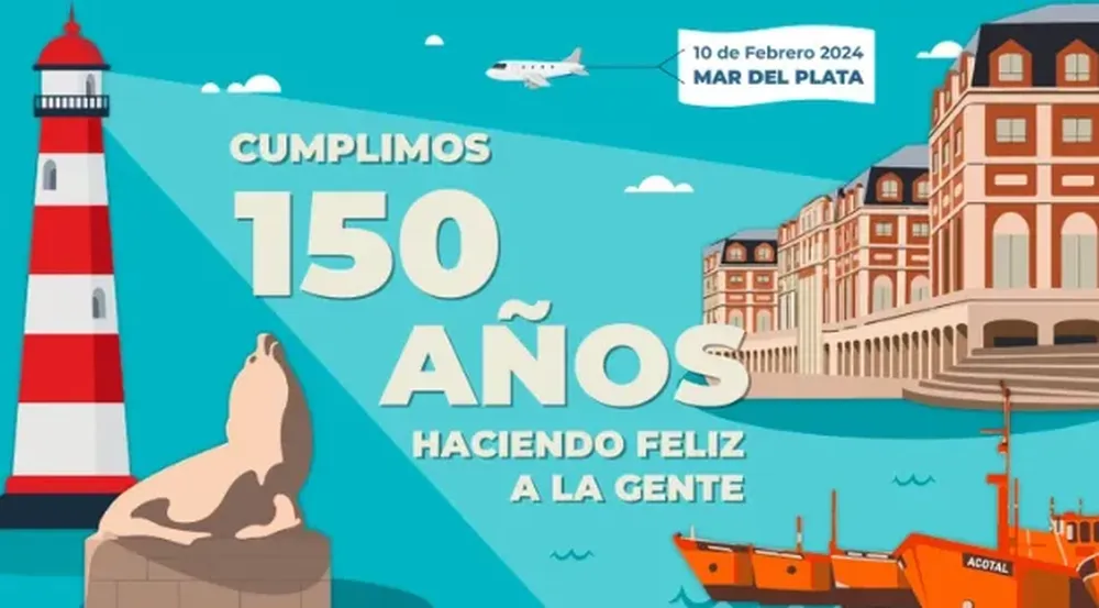 El festejo por el aniversario de Mar del Plata se extenderá durante tres días
