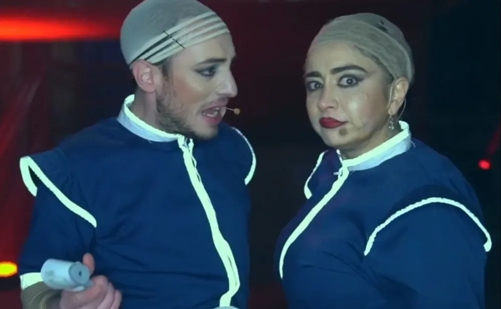 Rivas junto a Martín Rechimuzzi en ¿Qué pasa hoy acá?