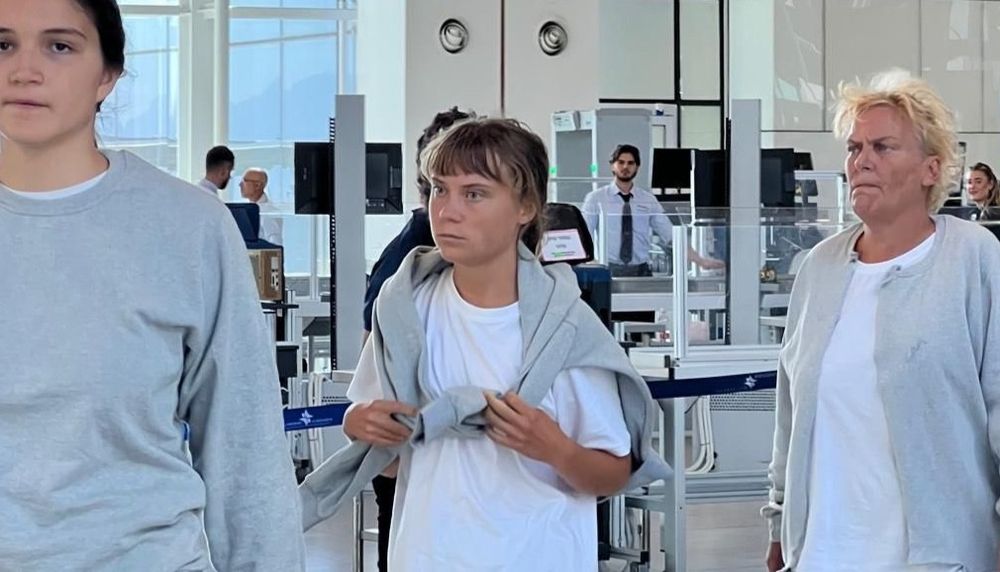 Greta Thunberg es deportada de Israel junto a otros 170 activistas de la flotilla Global Sumud.