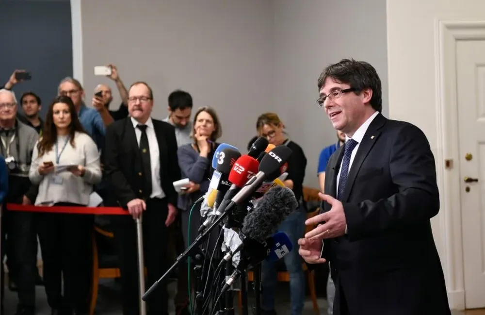 Carles Puigdemont. AFP