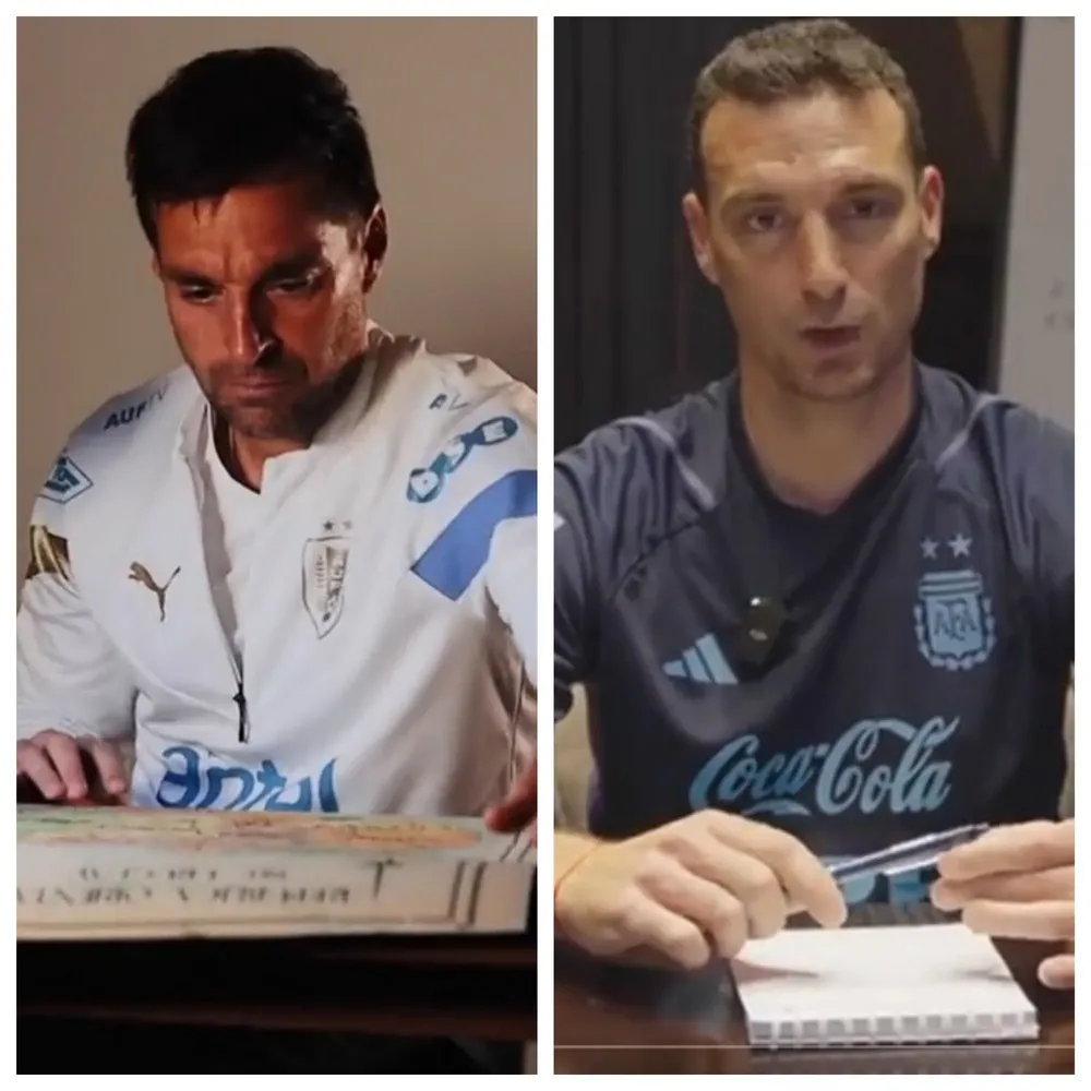 Diego Alonso y Lionel Scaloni