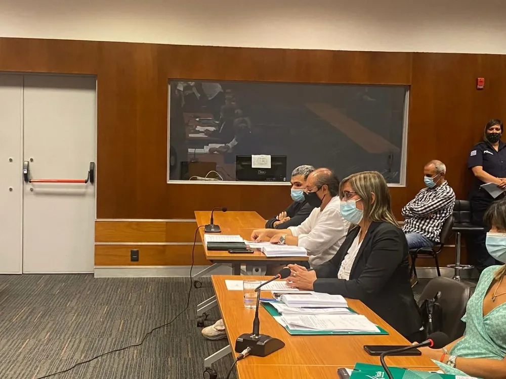 Schiappacasse en la audiencia de formalización