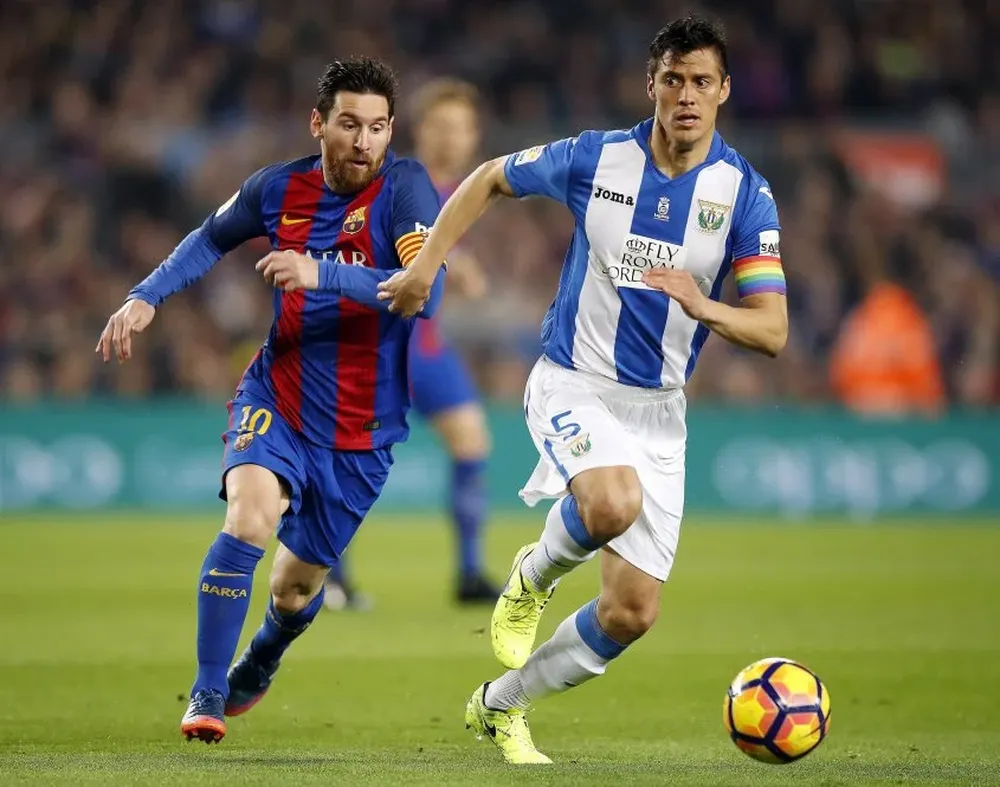 Lionel Messi y Martín Mantovani