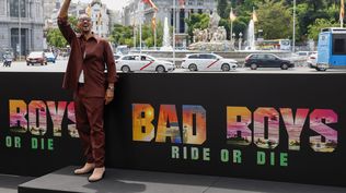 El actor Will Smith visita Madrid para promocionar la nueva entrega de la película Bad boys: ride or die, este domingo