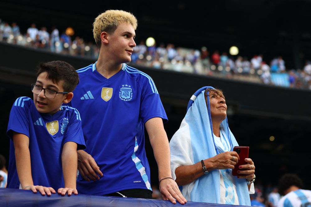 Hinchas de Argentina
