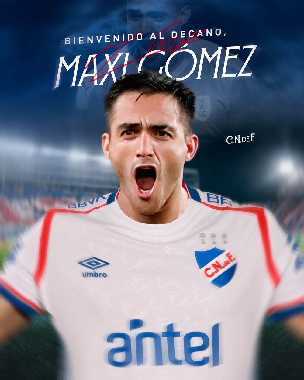 Nacional anunció a Maxi Gómez