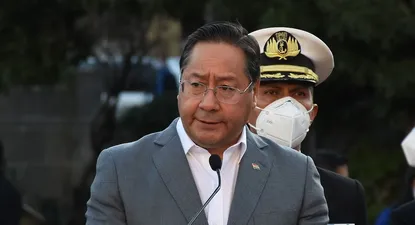 El presidente de Bolivia, Luis Arce
