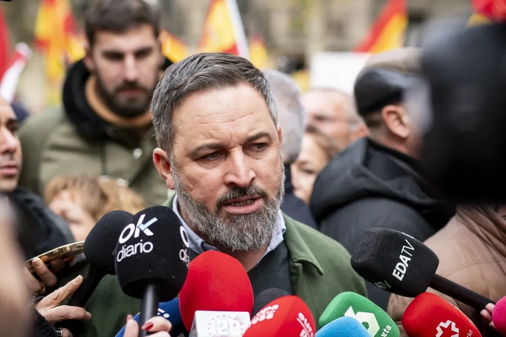 El líder de VOX, Santiago Abascal.