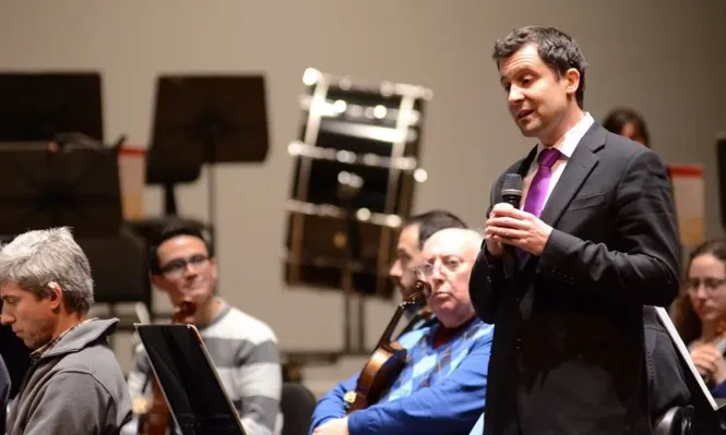 Martín García, director de la Ossodre, en la conferencia de prensa
