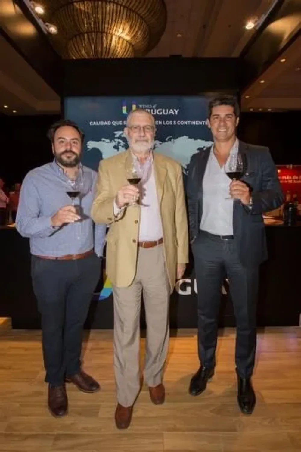Martín López, Benjamín Liberoff y Javier Azcurra
