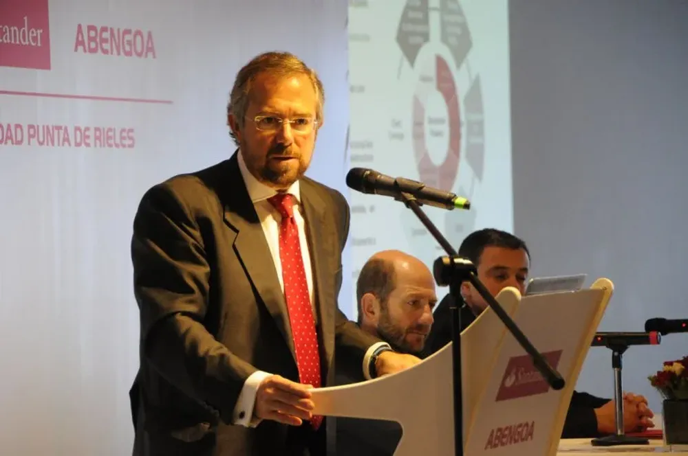 Los responsables del consorcio ayer, en la previa de la emisión