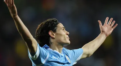 El Observador | Cavani, vistiendo la camiseta de la selección uruguaya
