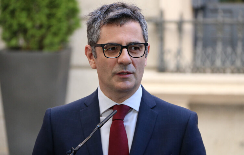 El ministro de Presidencia, Justicia y Relaciones con las Cortes, Félix Bolaños.