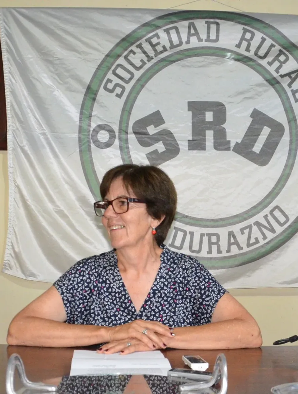 Mabel Puig, presidenta de la Sociedad Rural de Durazno