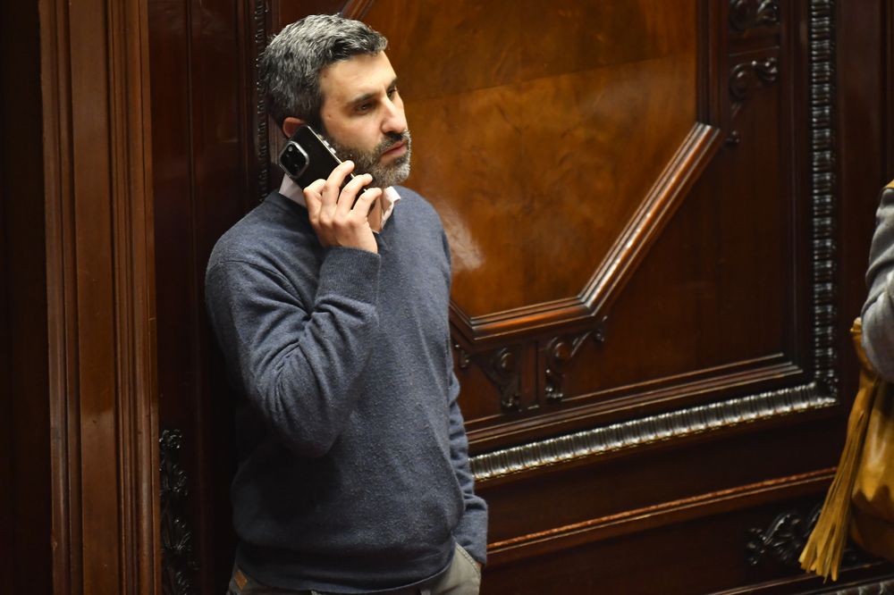 Daniel Caggiani fue el coordinador de la bancada del Frente Amplio en el Senado durante 2025