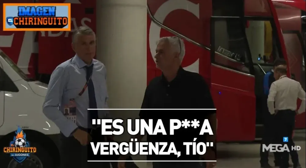 Los insultos de Mourinho al árbitro inglés Anthony Taylor