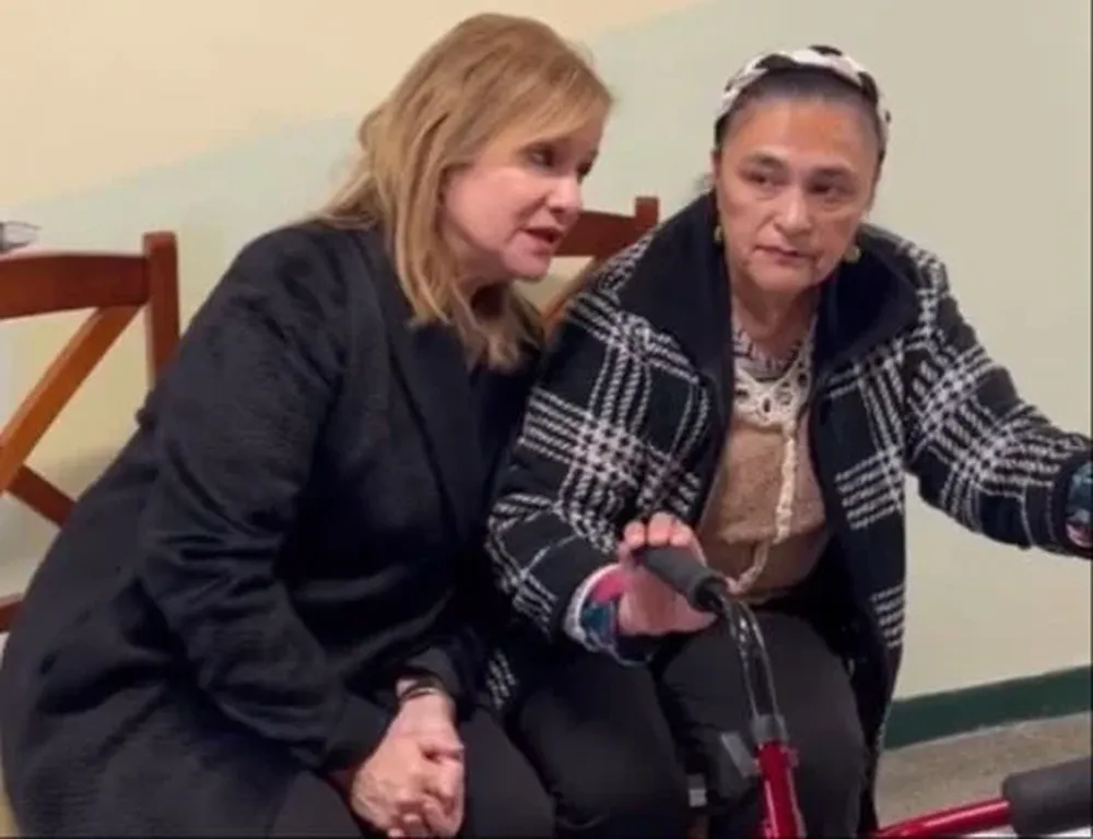 Lucía Galán en el Cottolengo Don Orione