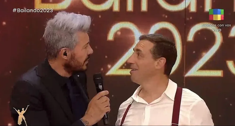 Marcelo Tinelli y Maximiliano de la Cruz