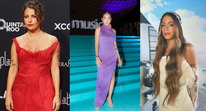Dolores Fonzi, Maria Becerra y Tini Stoessel vestidas por Gone