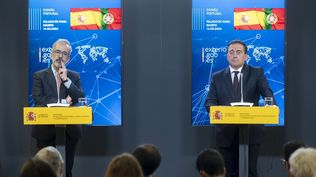 Albares mantuvo un encuentro con su par portugués Rangel.&nbsp;