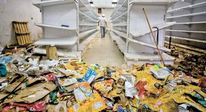 Saqueos dejan en evidencia el hambre