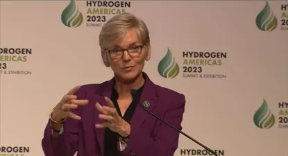 La secretaria de Energía de EEUU, Jennifer Granholm.