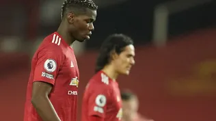 Pogba y Cavani tras la dolorosa derrota