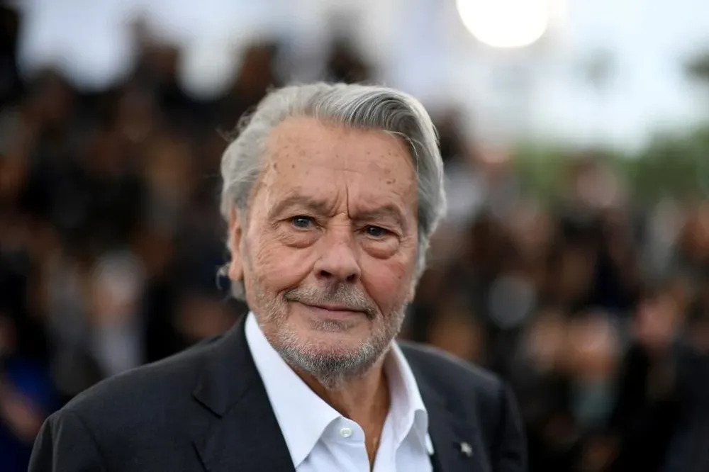 Alain Delon. Foto de archivo 2019