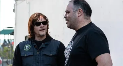 Norman Reedus y Christian Font