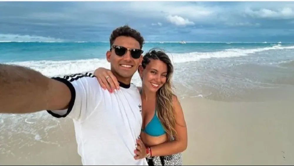 Máximo Alonso con su pareja Pilar Rodríguez