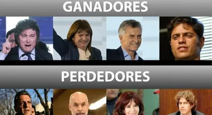 Cristina Fernández y Sergio Massa, dos de los perdedores