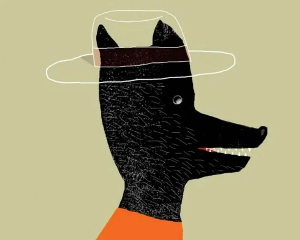 Parte de la portada de Un perro sin nombre