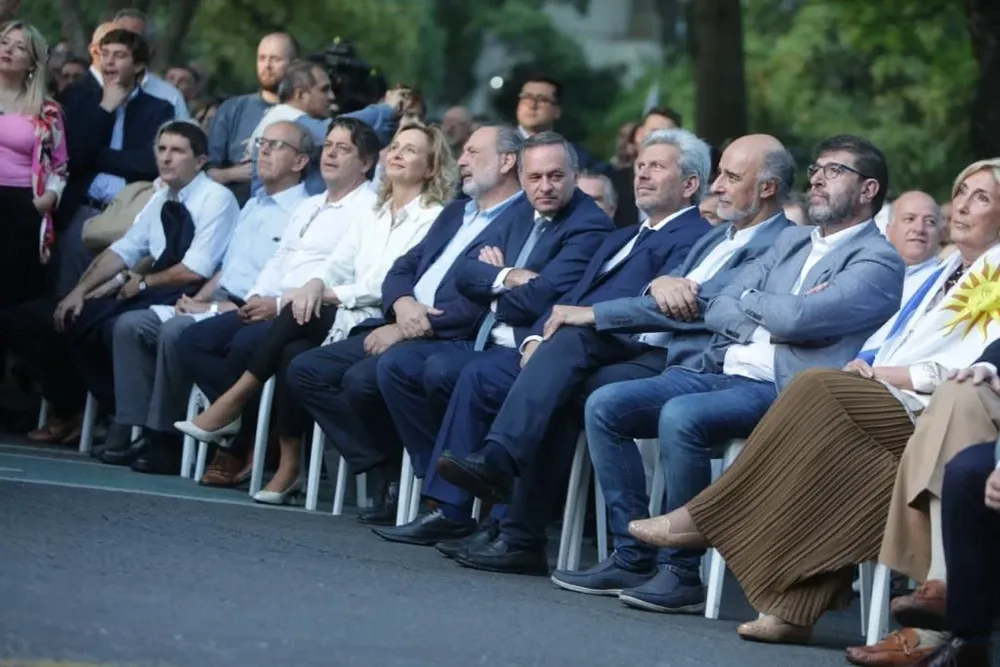 Del acto del lunes por los 40 años del río de libertad