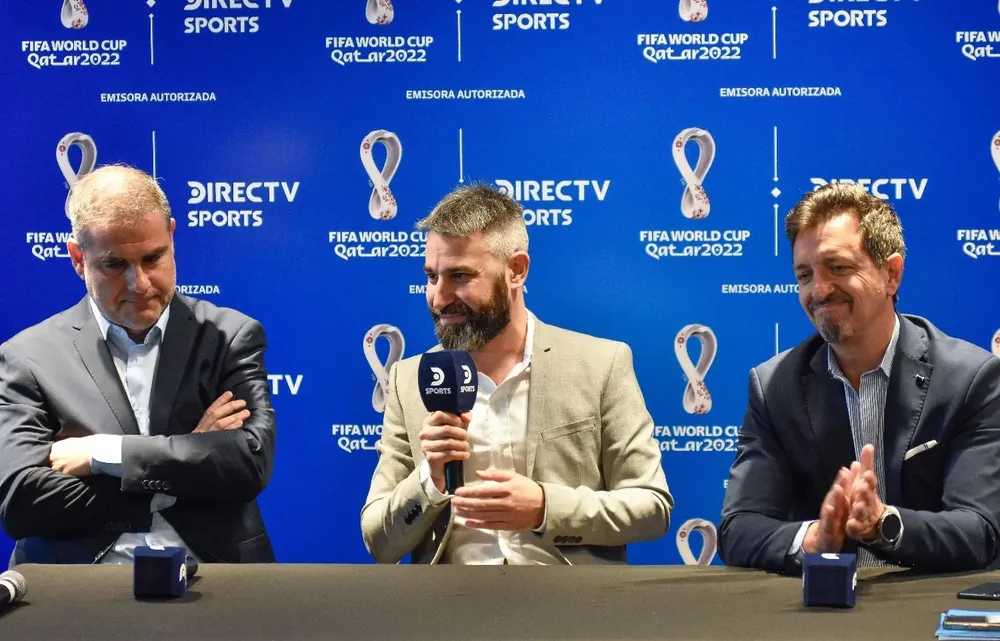 Mario Bardanca,Martín Rodriguez y Federico Buysan durante la presentación