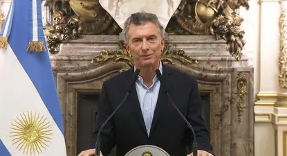 El presidente argentino se reunión con los industriales del sector cárnico.