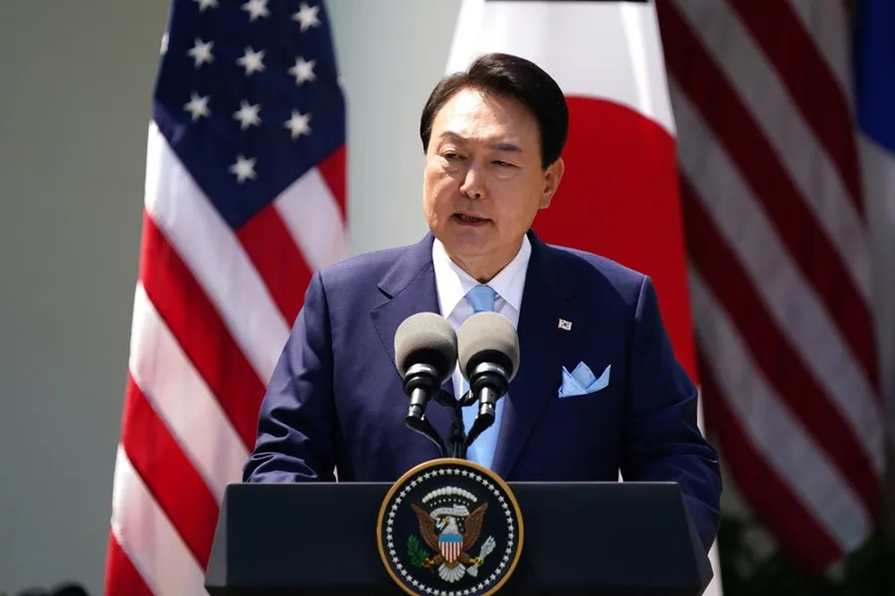 Yoon Suk-yeol, presidente de Corea del Sur destituido.