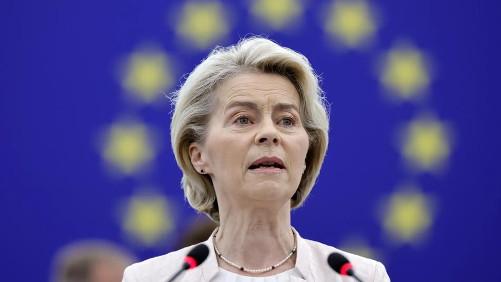 La presidenta de la Unión europea, Úrsula Von del Leyen.
