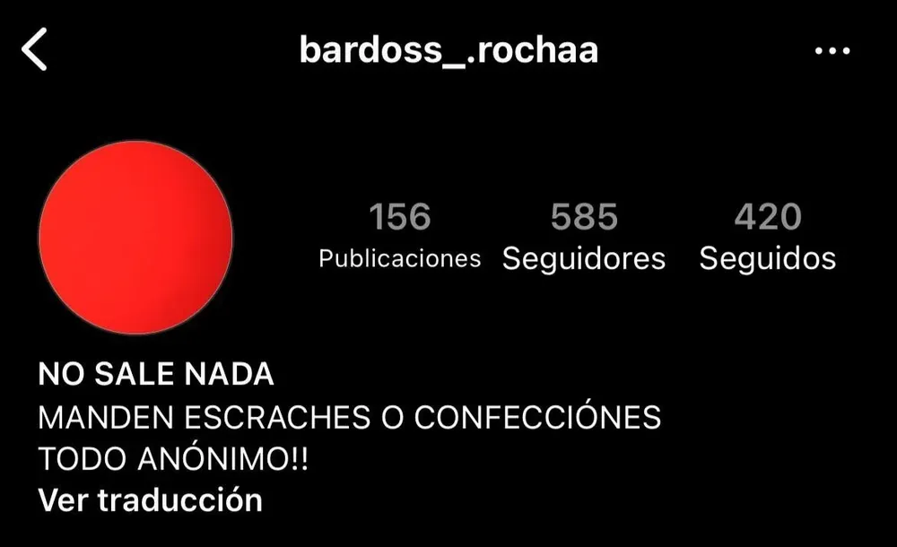 Pagina principal de @bardoss_.rochaa