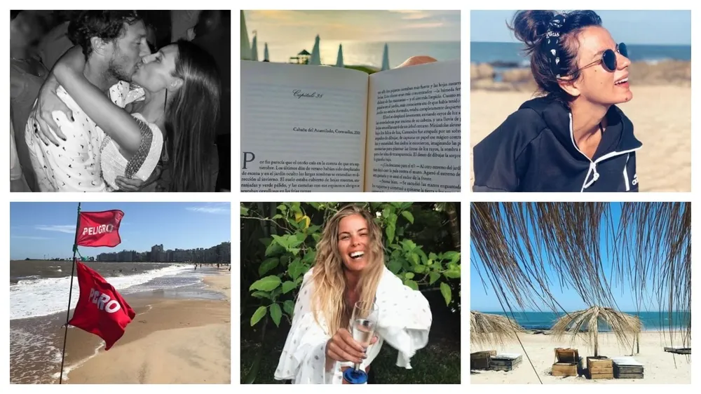 Algunas de las postales célebres de este verano: Pico y Pampita, la lectura Claudia Fernández, Accardi en La Pedrera, Venegas en Pocitos, Camila Rajchman y la vista de Siciliani